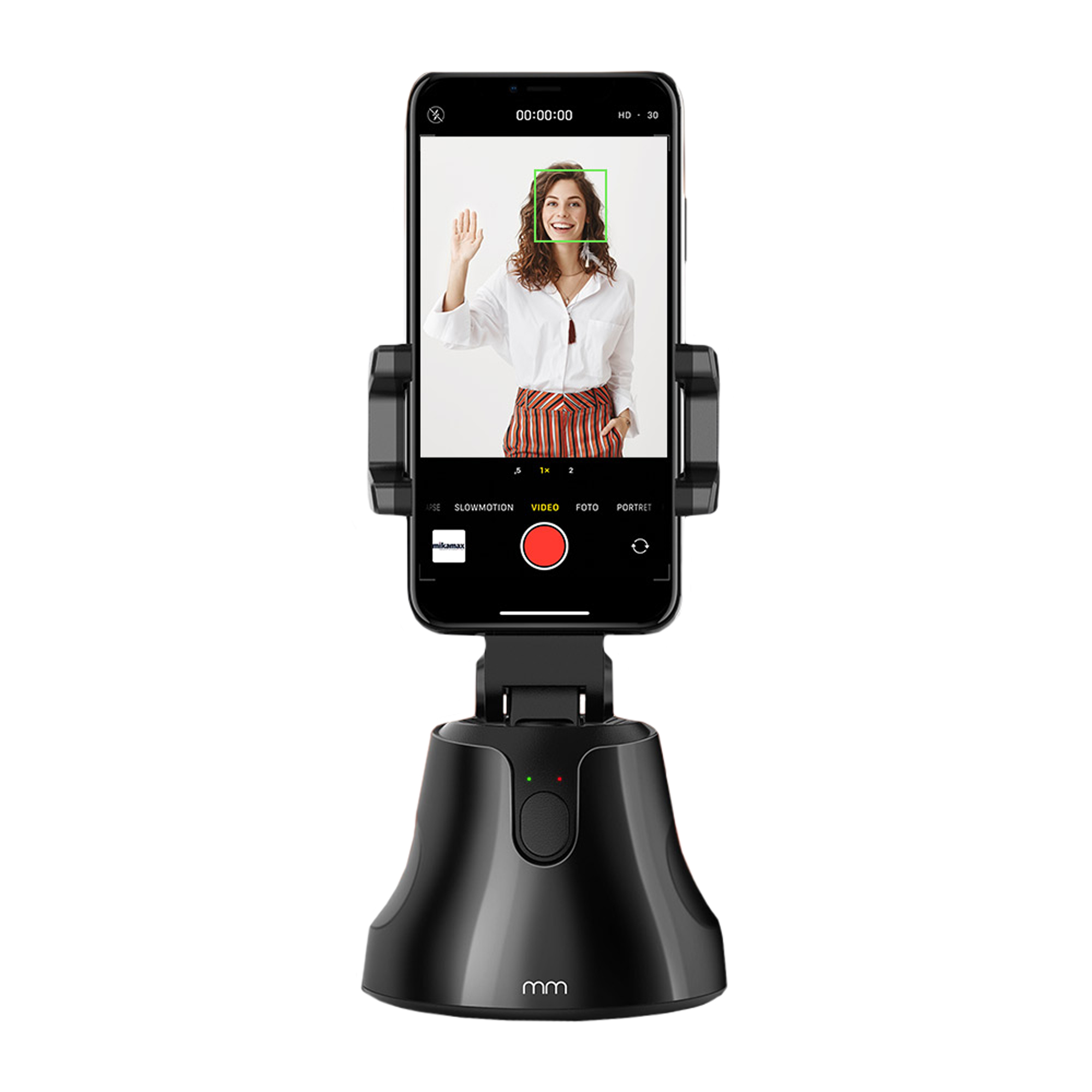 Smarter Handyhalter mit Bewegungssensor für Videoaufnahmen