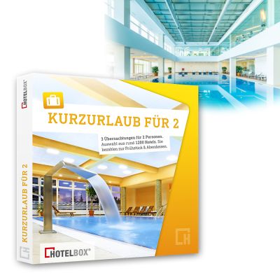 Kurzurlaub Für 2 - Hotelbox Hotelgutschein Geschenkbox